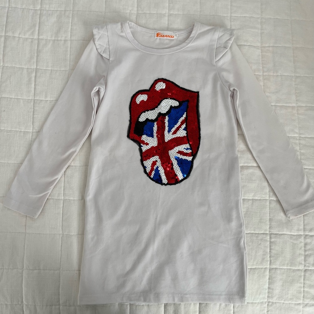European brand - girls Rolling stone dress- size 3T